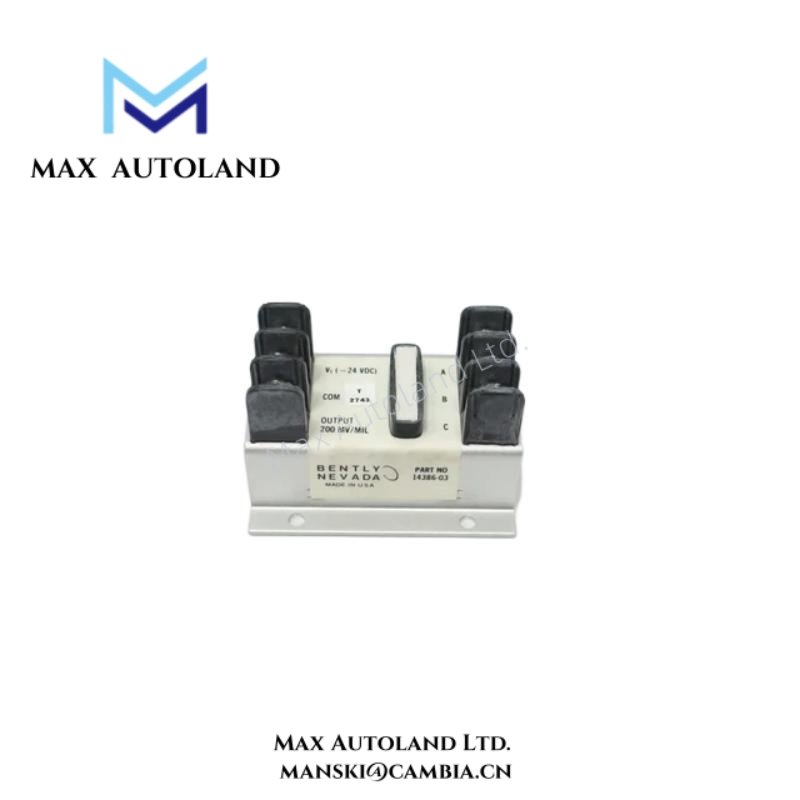 14386-03 Bently Nevada 3500 Machinery Protection Proximitor IO Module (3)