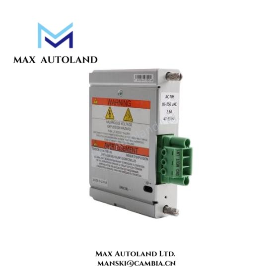 350015 106M1081-01 Bently Nevada 3500 Machinery Protection Universal AC Power Input Module (1)