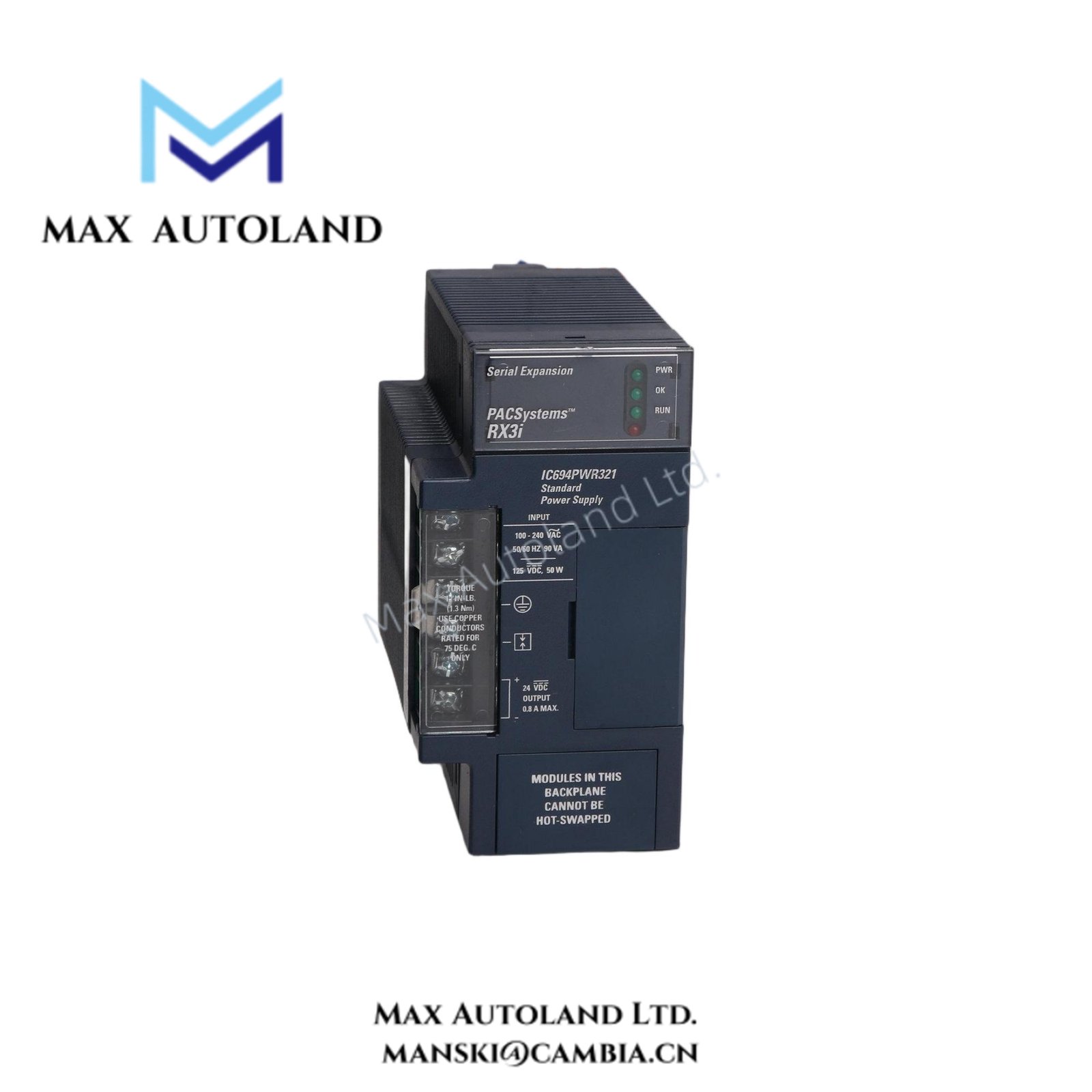 IC694PWR321 GE Rx3i Pacsystem Power Supply Module (3)