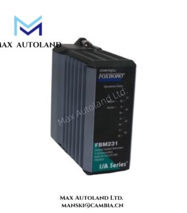 Foxboro FBM231 P0926GV Redundant Field Device System Integrator Module