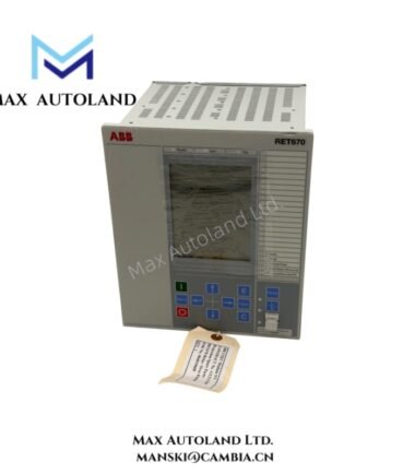ABB Feeder Protection and Control RET670 Transformer Protection