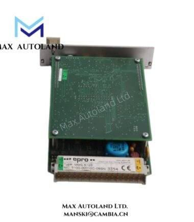 Dual Channel Bearing VibrationMonitor Emerson Epro MMS6120