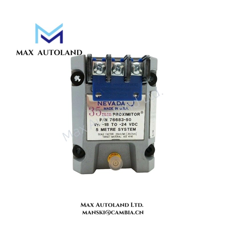 Bently Nevada 76683-50 7200 Proximity Transducer Systems Machinery Monitoring Component