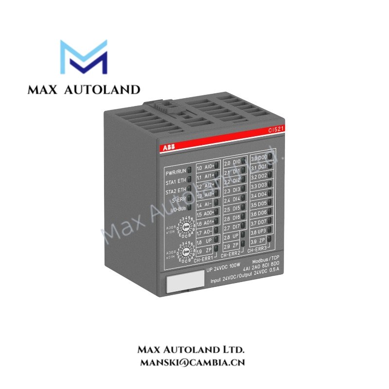 CI521-MODTCP ABB Modbus TCP I/O Interface