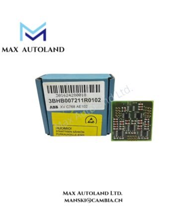 ABB XVC768102 3BHB007211R0102 Control and Measurement Module
