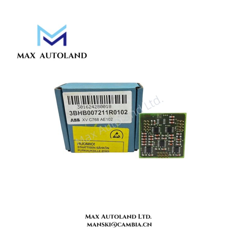 ABB XVC768102 3BHB007211R0102 Control and Measurement Module